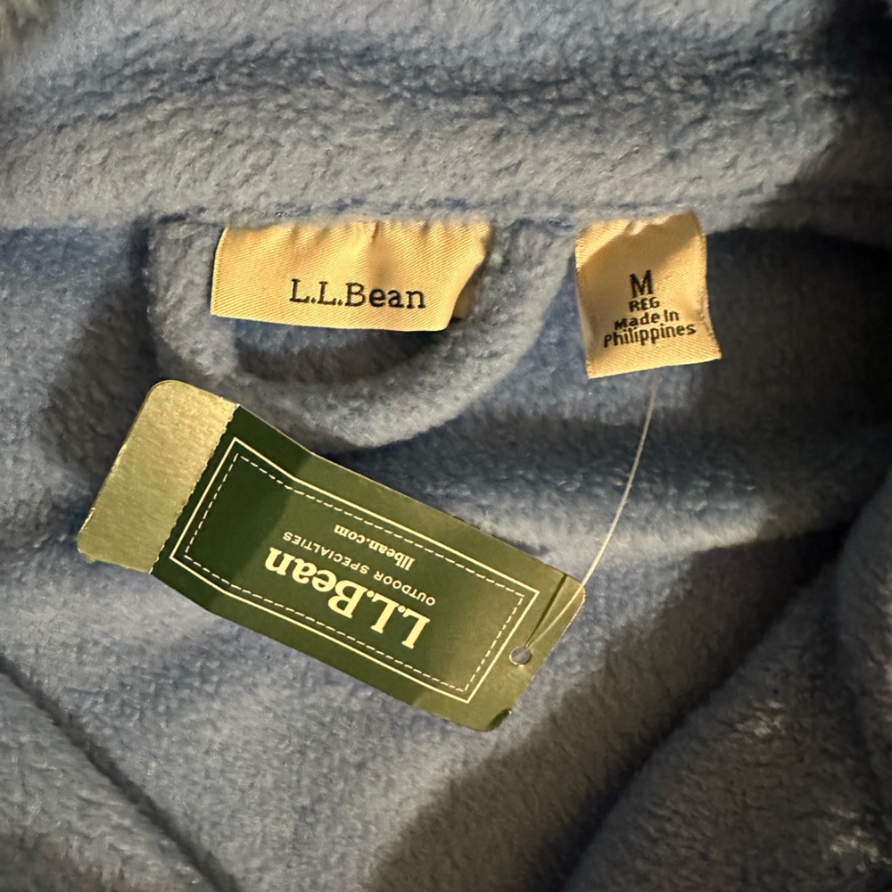 L.L.Bean Fleece Robe Zip Up - BNWT - Picture 5 of 9